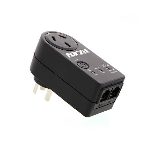 PROTECTOR DE VOLTAJE FVP-1202N-A temporizador giratorio + RJ45